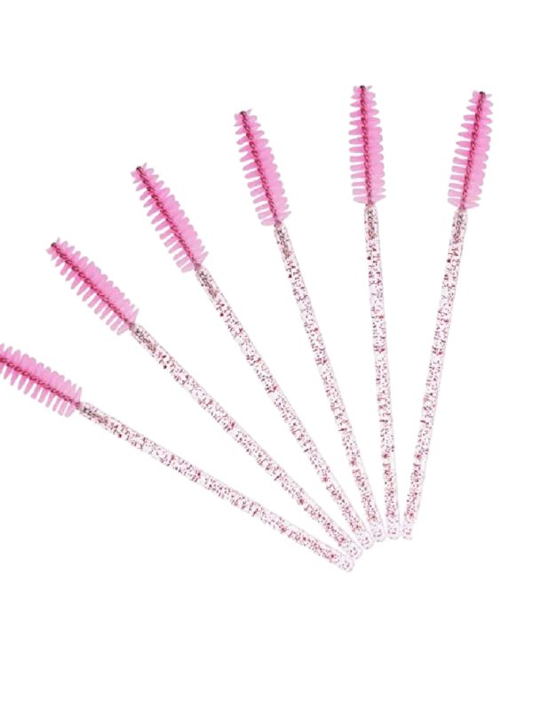 RoRo Βουρτσάκι Βλεφαρίδων Σετ 6 τμχ Glitter