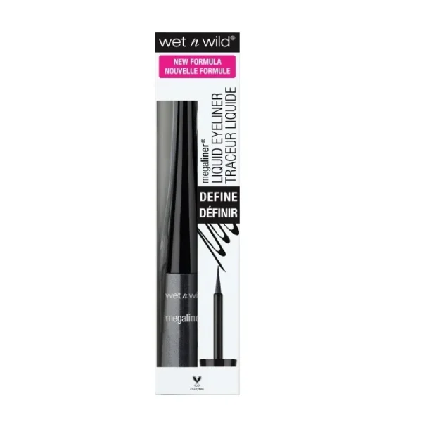 Wet n Wild Mega Liner Liquid Eyeliner Black 1 Wet n Wild Mega Liner Liquid Eyeliner Black