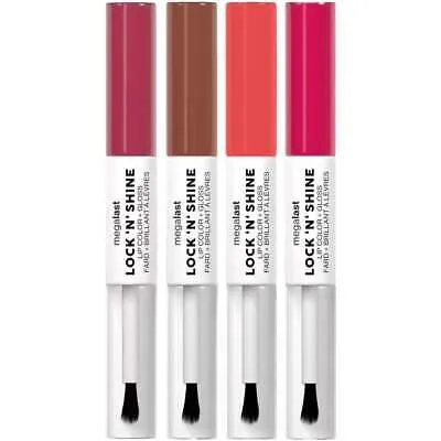 Wet n Wild Megalast Lock 'N' Shine Lip Color + Gloss 1 Wet n Wild Megalast Lock 'N' Shine Lip Color + Gloss