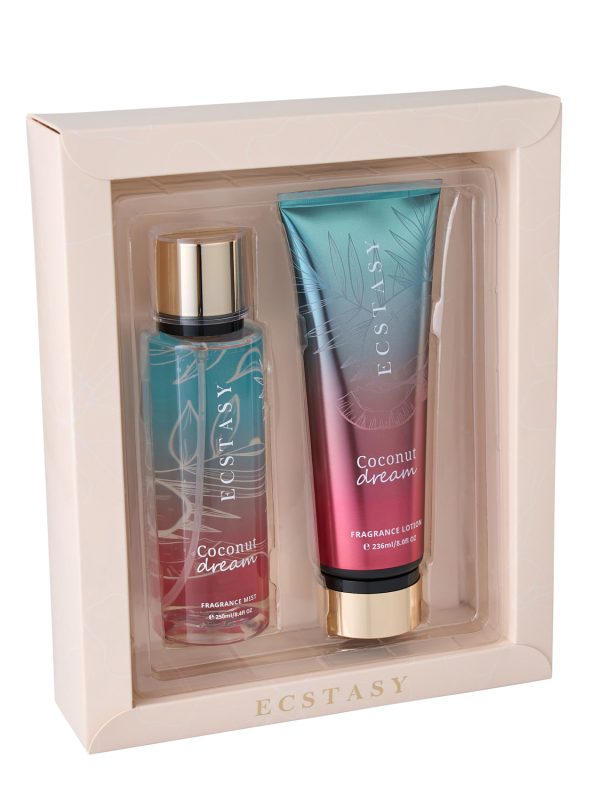 ΣΔ4102 Ecstasy Σετ Δώρου - Coconut Dream Body Cream 236ml + Body Mist 250ml