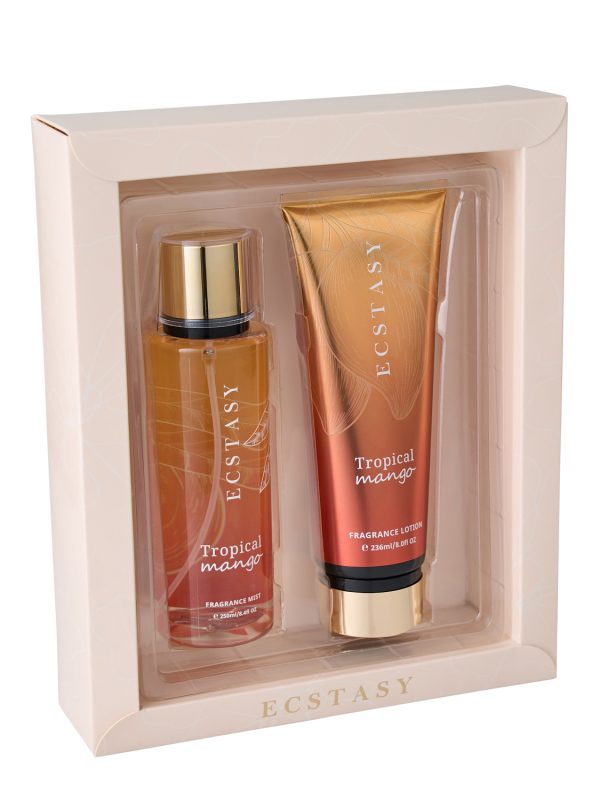 ΣΔ4103 Ecstasy Σετ Δώρου - Tropical Mango Body Cream 236ml + Body Mist 250ml