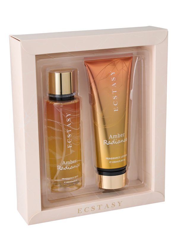 ΣΔ4112 Ecstasy Σετ Δώρου - Amber Radiance Body Cream 236ml + Body Mist 250ml