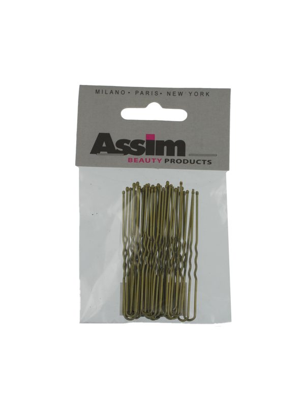 Assim Τσιμπιδάκια Μαλλιών ξανθά 60 τεμαχίων