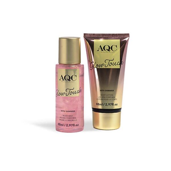 AQC Glow Touch Pink Set with Shimmer Body Mist 88ml + Body Lotion 88ml 2 AQC Glow Touch Pink Set with Shimmer Body Mist 88ml + Body Lotion 88ml