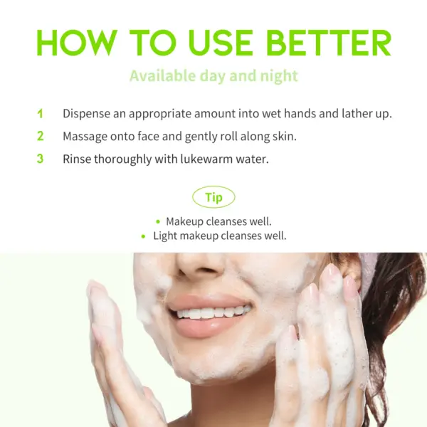 OOTD Green Plum Low PH Cleansing Gel 200ml