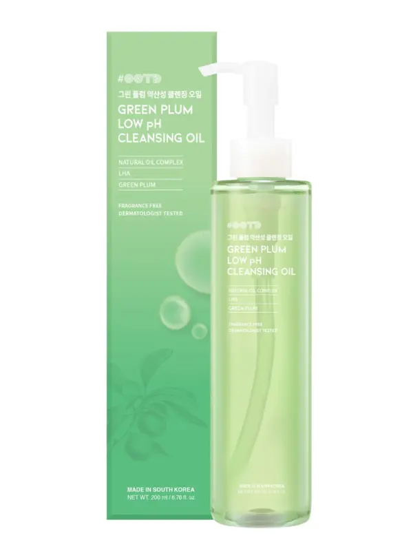 OOTD Green Plum Low PH Cleansing Oil 200ml