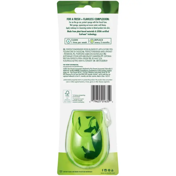 Ecotools Travel Perfecting Sponge Makeup Blender με Θήκη 1635