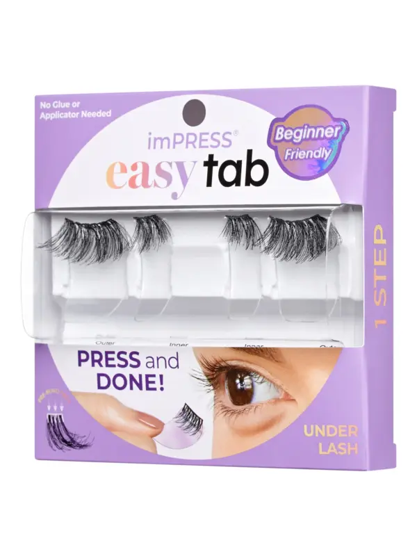 Kiss Impress Press on Falsies Easy Tab Adhesive Eyelashes 20 pcs - 03 Wispy 01 Kiss Impress Press on Falsies Easy Tab Adhesive Eyelashes 20 pcs - 03 Wispy