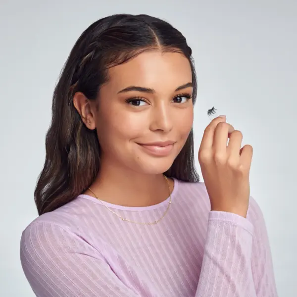 Kiss Impress Press on Falsies Easy Tab Adhesive Eyelashes 20 pcs - 03 Wispy