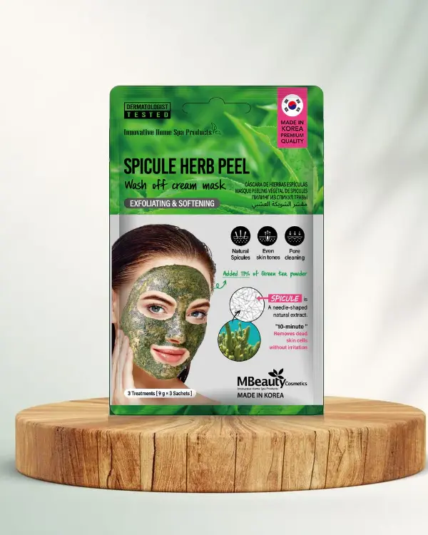 MBeauty Spicule Herb Peel Wash Off Cream Mask 3 Treatments 1 MBeauty Spicule Herb Peel Wash Off Cream Mask 3 Treatments