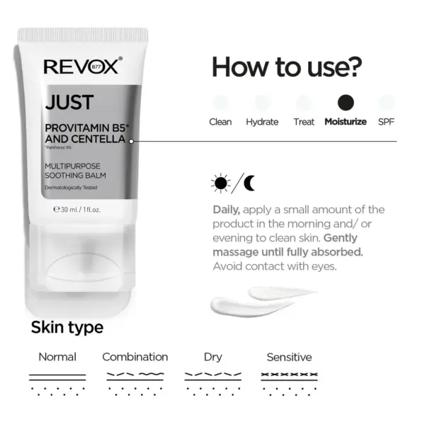 Revox Just Provitamin B5 and Centella Soothing Balm 30ml