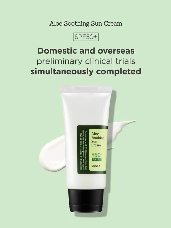 Cosrx Aloe Soothing Sun Cream SPF50+ PA+++ 50ml 2 Cosrx Aloe Soothing Sun Cream SPF50+ PA+++ 50ml