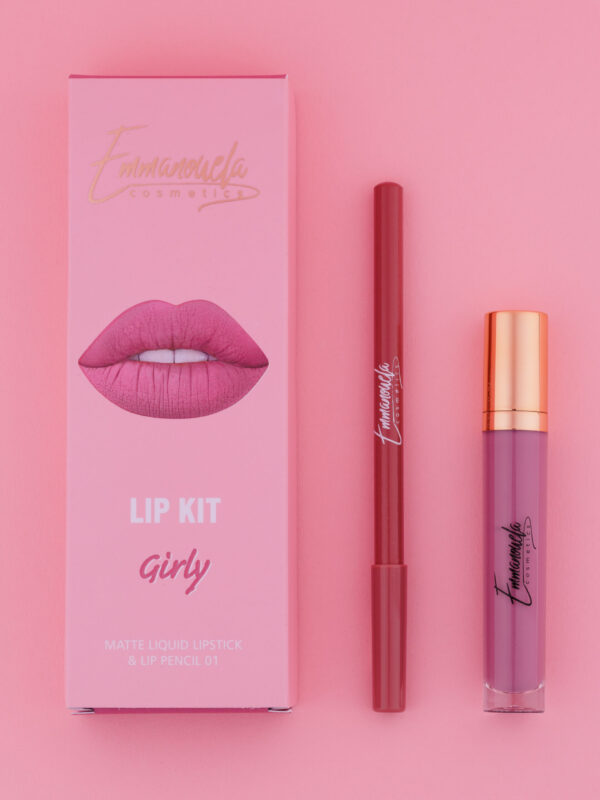 Emmanouela Cosmetics Lip Kit Girly