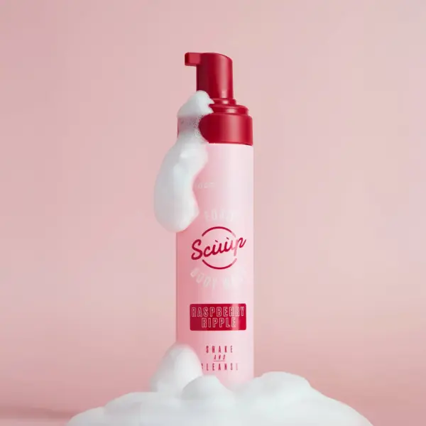 FaceFacts Scuup Raspberry Ripple Foam Body Wash 240ml 2 FaceFacts Scuup Raspberry Ripple Foam Body Wash 240ml