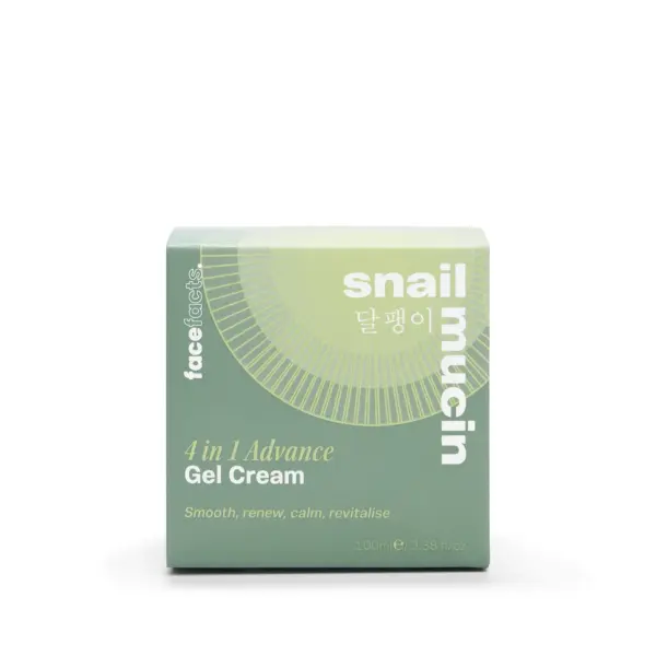 FaceFacts Snail Mucin 4 in 1 Advanced Gel Cream 100ml