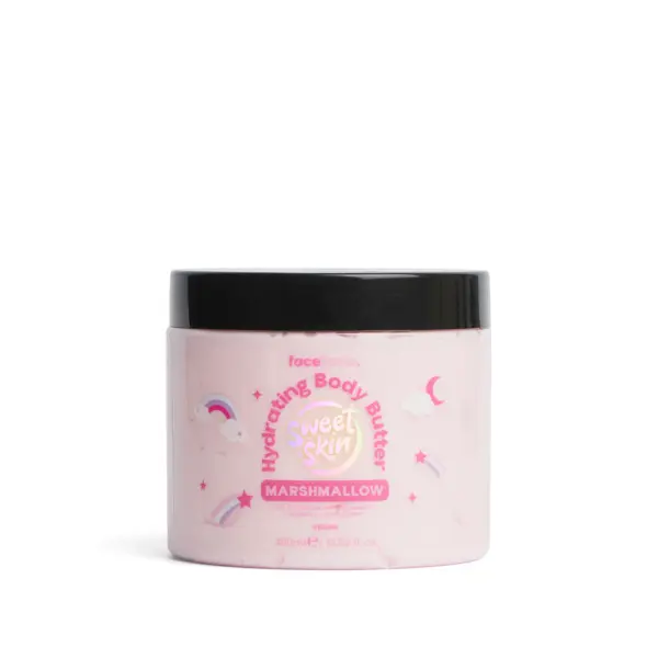 FaceFacts Sweet Skin Marshmallow Hydrating Body Butter 400ml 1 FaceFacts Sweet Skin Marshmallow Hydrating Body Butter 400ml