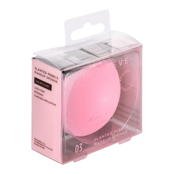 Mon Reve 03 Slanted Pebble Make Up Sponge Πολύπλευρο Σφουγγαράκι Μακιγιάζ