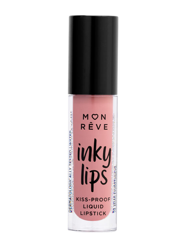 Mon Reve Inky Lips Εξαιρετικά σταθερό, υγρό ματ κραγιόν 4ml