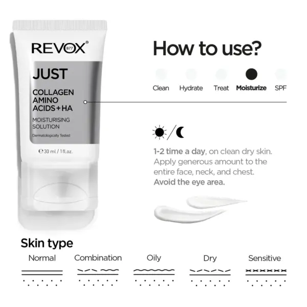 Revox Just Collagen Amino Acids +HA Moisturising Solution 30ml