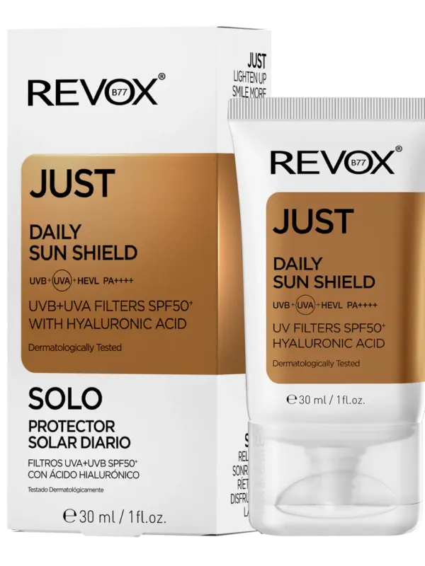 Revox Just Daily Sun Shield SPF50 with Hyaluronic Acid 30ml