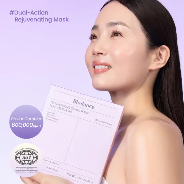 Biodance Rejuvenating Caviar PDRN Real Deep Mask 34gr 2 Biodance Rejuvenating Caviar PDRN Real Deep Mask 34gr