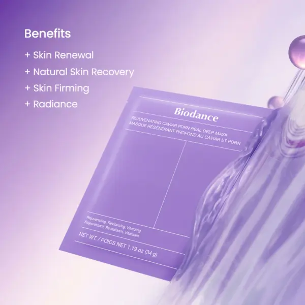 Biodance Rejuvenating Caviar PDRN Real Deep Mask 34gr 4 Biodance Rejuvenating Caviar PDRN Real Deep Mask 34gr