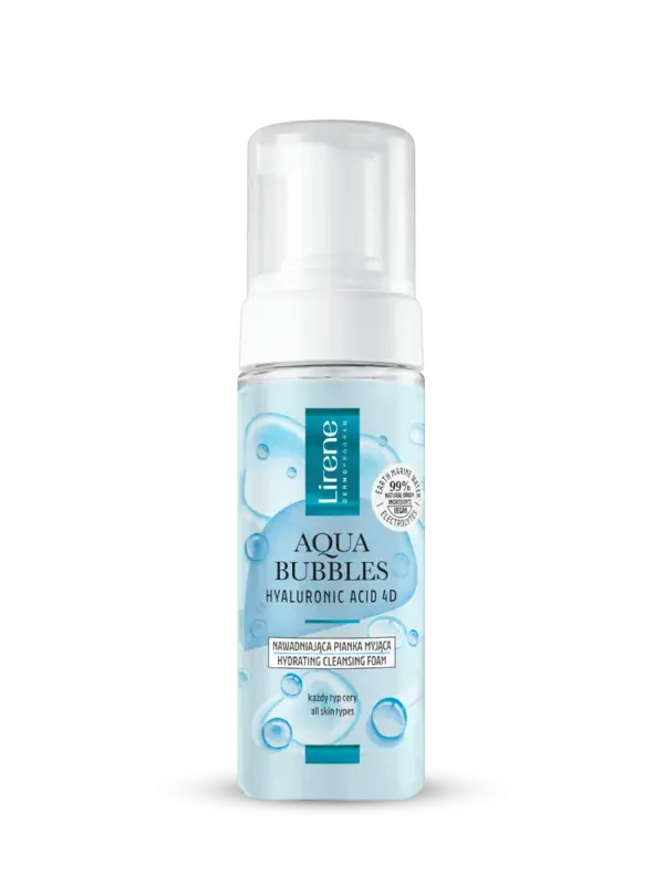 Lirene Aqua Bubbles Hyaluronic Acid Hydrating Cleansing Foam 150ml