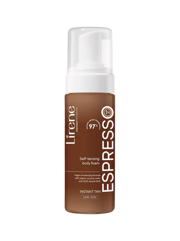 Lirene Self Tanning Body Foam Espresso Dark Skin 150ml
