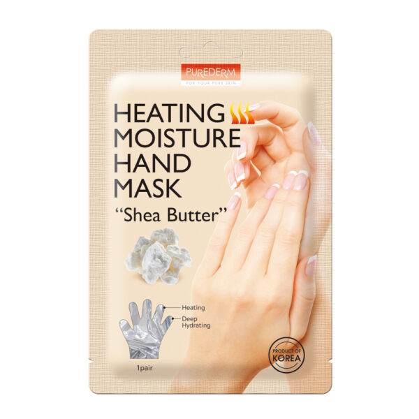 Purederm Heating Moisture Hand Mask Shea Butter 1 Purederm Heating Moisture Hand Mask Shea Butter