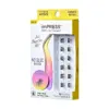 Kiss Impress Press On Falsies Just Press and Go Authentic Natural 12 Clusters