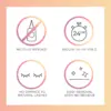Kiss Impress Press On Falsies Just Press and Go Authentic Natural 12 Clusters