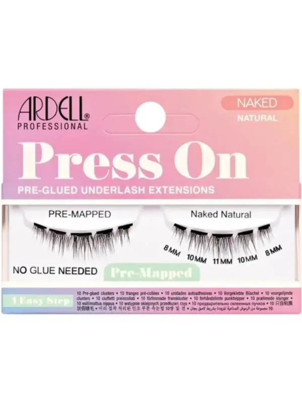 Ardell Press On Pre Glued Underlash Extensions Naked Natural