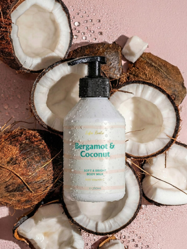 Life Roots Bergamot & Coconut Hair & Body Milk 250ml
