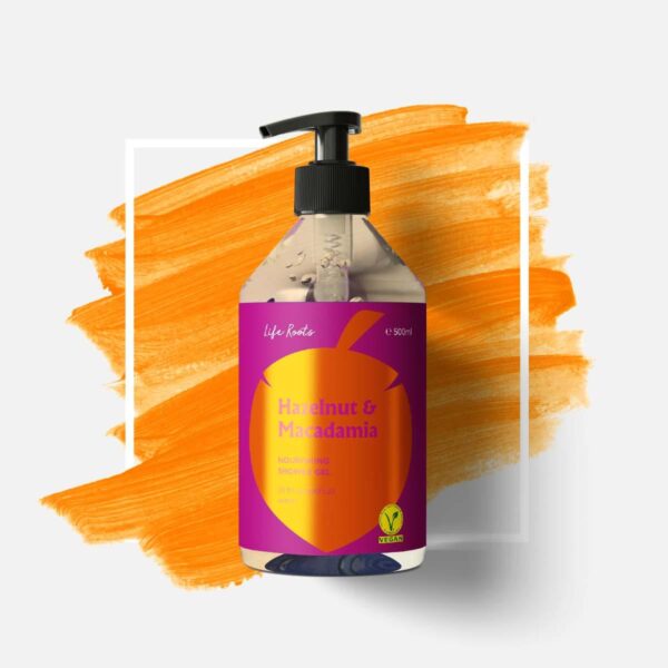 Life Roots Hazelnut & Macadamia Shower Gel 500ml Life Roots Hazelnut & Macadamia Shower Gel 500ml