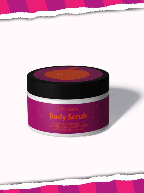 Life Roots Hazelnut & Macadamia Body Scrub 250ml