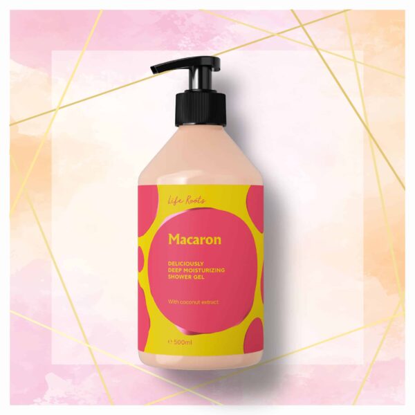 Life Roots Macaron Shower Gel 500ml Life Roots Macaron Shower Gel 500ml