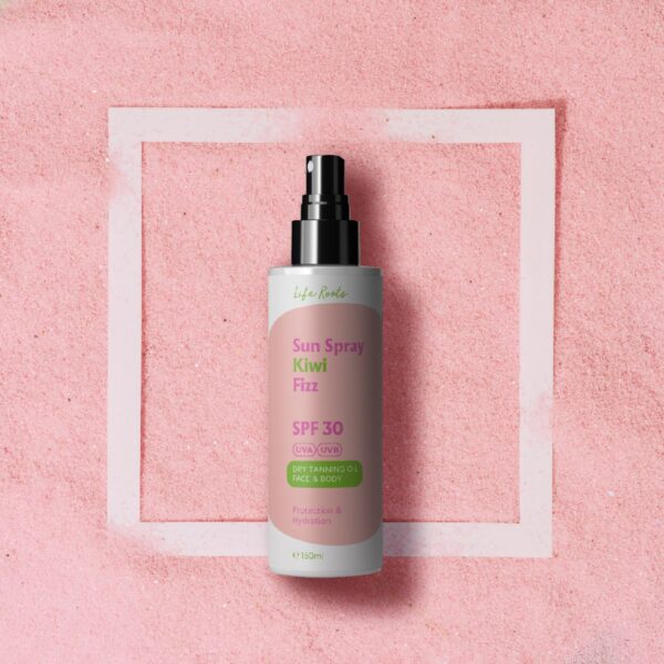 LifeRoots Sun Spray Kiwi Fizz SPF30 Dry Tanning 150ml Life Roots Sun Spray Kiwi Fizz SPF30 Dry Tanning 150ml