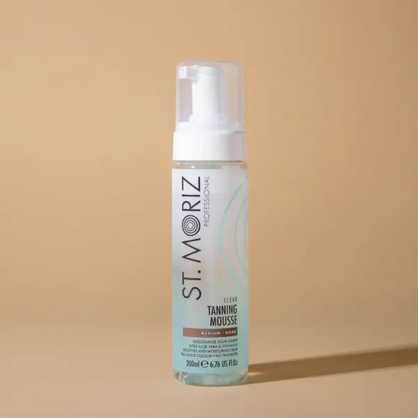 St. Moriz Clear Tanning Mousse Medium To Dark 200ml 1 St. Moriz Clear Tanning Mousse Medium To Dark 200ml