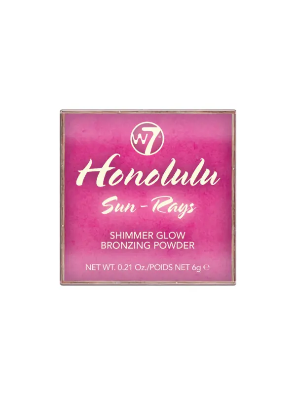 W7 Honolulu Sun Rays Shimmer Glow Bronzing Powder