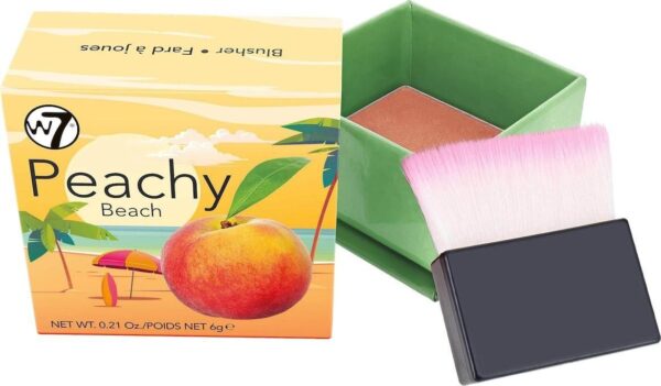 W7 The Boxed Blusher Peachy Beach 2 W7 The Boxed Blusher Peachy Beach