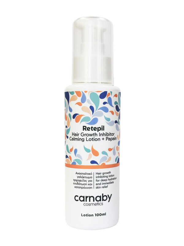 Carnaby Retepil Ανασταλτικό Γαλάκτωμα Τριχοφυΐας με Παπαΐνη 100ml