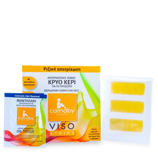 Carnaby Viso Strips  Κρύο Κερί Αποτρίχωσης 48 ταινίες