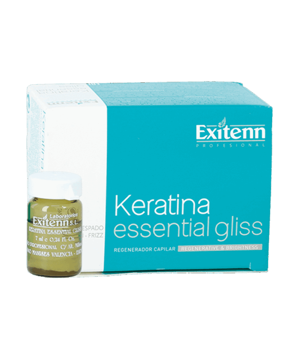 Exitenn Keratina Essential Gliss Regenerative & Brightness 12 Αμπούλες 7ml Exitenn Keratina Essential Gliss Regenerative & Brightness 12 Αμπούλες 7ml