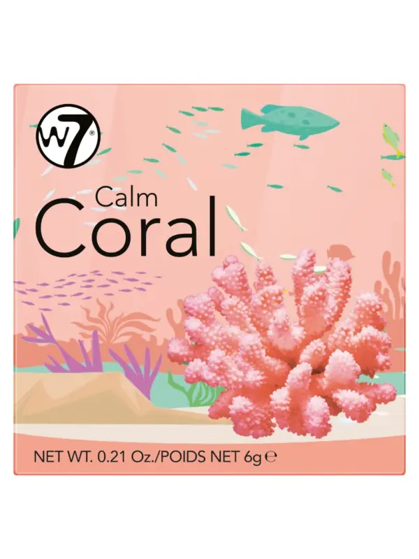 W7 The Boxed Blusher Calm Coral