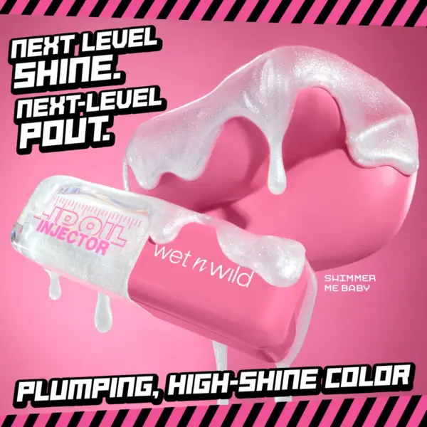 Wet n Wild Lip Oil Injector Plumping Lip Oil Shimmer Me Baby 3 Wet n Wild Lip Oil Injector Plumping Lip Oil Shimmer Me Baby