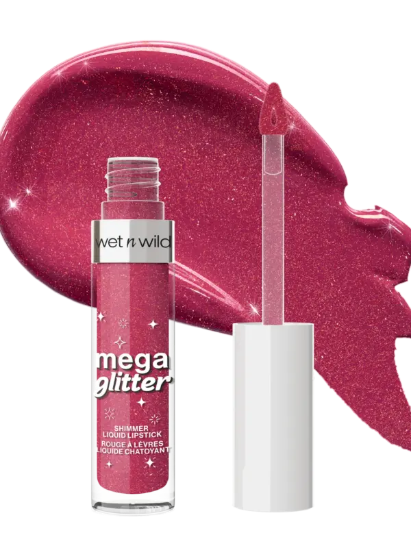 Wet n Wild Mega Glitter Shimmer Liquid Lipstick Pink Future