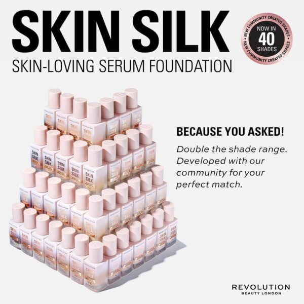 Revolution Skin Silk Serum Foundation 23ml 3 Revolution Skin Silk Serum Foundation 23ml