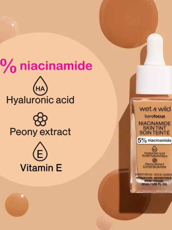 Wet n Wild Bare Focus Niacinamide Skin Tint 32ml