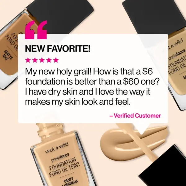 Wet n Wild Photo Focus Foundation-Matte 30ml 3 Wet n Wild Photo Focus Foundation-Matte 30ml